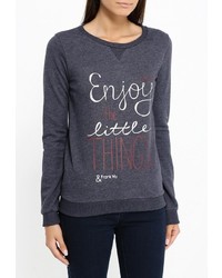 Женский темно-серый свитер с круглым вырезом от Frank NY