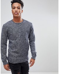 Мужской темно-серый свитер с круглым вырезом от French Connection