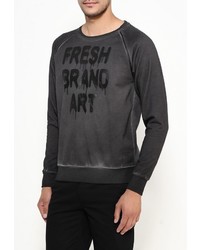 Мужской темно-серый свитер с круглым вырезом от Fresh Brand