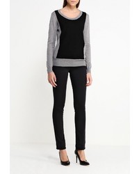 Женский темно-серый свитер с круглым вырезом от Gas