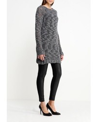 Женский темно-серый свитер с круглым вырезом от Gas