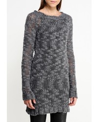 Женский темно-серый свитер с круглым вырезом от Gas