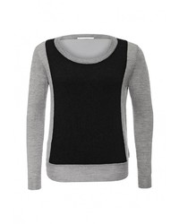 Женский темно-серый свитер с круглым вырезом от Gas