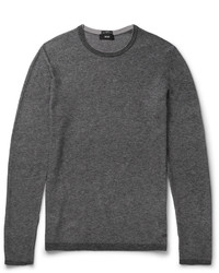 Мужской темно-серый свитер с круглым вырезом от Hugo Boss