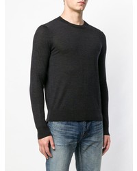 Мужской темно-серый свитер с круглым вырезом от IRO