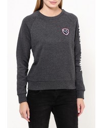 Женский темно-серый свитер с круглым вырезом от Jennyfer