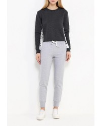 Женский темно-серый свитер с круглым вырезом от Jennyfer