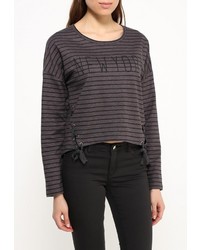 Женский темно-серый свитер с круглым вырезом от Jennyfer