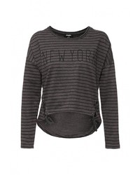 Женский темно-серый свитер с круглым вырезом от Jennyfer