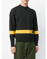 Мужской темно-серый свитер с круглым вырезом от Oamc