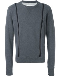 Мужской темно-серый свитер с круглым вырезом от Maison Margiela