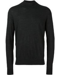Мужской темно-серый свитер с круглым вырезом от Maison Margiela