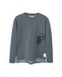 Мужской темно-серый свитер с круглым вырезом от Mango Man