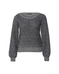 Женский темно-серый свитер с круглым вырезом от Motivi