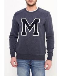 Мужской темно-серый свитер с круглым вырезом от Mustang