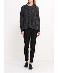 Женский темно-серый свитер с круглым вырезом от NATIVE YOUTH