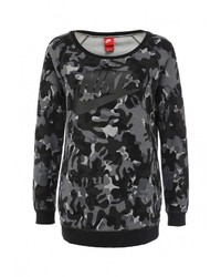 Женский темно-серый свитер с круглым вырезом от Nike