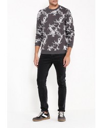 Мужской темно-серый свитер с круглым вырезом от Only &amp; Sons