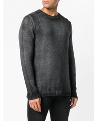 Мужской темно-серый свитер с круглым вырезом от Avant Toi