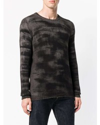 Мужской темно-серый свитер с круглым вырезом от Avant Toi