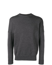 Мужской темно-серый свитер с круглым вырезом от Paul & Shark