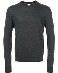 Мужской темно-серый свитер с круглым вырезом от Paul Smith