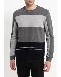 Мужской темно-серый свитер с круглым вырезом от Piazza Italia