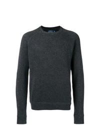 Мужской темно-серый свитер с круглым вырезом от Polo Ralph Lauren