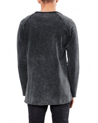Мужской темно-серый свитер с круглым вырезом от Q/S designed by
