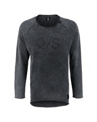 Мужской темно-серый свитер с круглым вырезом от Q/S designed by