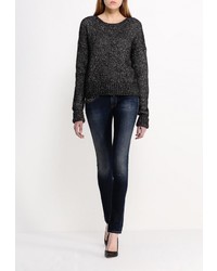 Женский темно-серый свитер с круглым вырезом от Replay