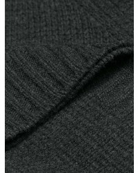 Мужской темно-серый свитер с круглым вырезом от Prada