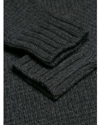 Мужской темно-серый свитер с круглым вырезом от Prada