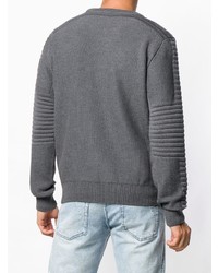 Мужской темно-серый свитер с круглым вырезом от Canada Goose