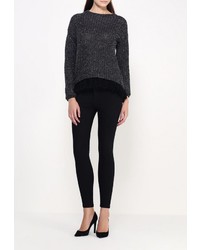 Женский темно-серый свитер с круглым вырезом от Rinascimento