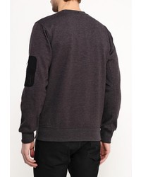 Мужской темно-серый свитер с круглым вырезом от Ringspun