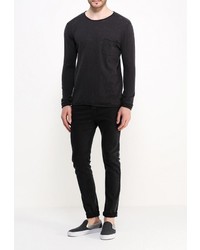 Мужской темно-серый свитер с круглым вырезом от River Island