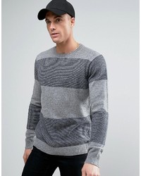 Мужской темно-серый свитер с круглым вырезом от RVCA