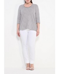 Женский темно-серый свитер с круглым вырезом от Samoon by Gerry Weber