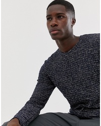 Мужской темно-серый свитер с круглым вырезом от Selected Homme