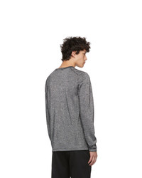 Мужской темно-серый свитер с круглым вырезом от Hugo