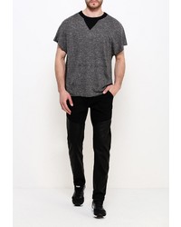 Мужской темно-серый свитер с круглым вырезом от Sixth June