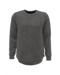 Мужской темно-серый свитер с круглым вырезом от Sixth June
