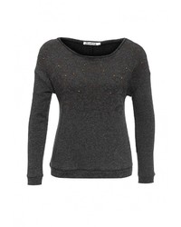 Женский темно-серый свитер с круглым вырезом от Softy