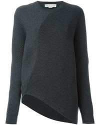 Женский темно-серый свитер с круглым вырезом от Stella McCartney