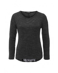 Женский темно-серый свитер с круглым вырезом от Stella