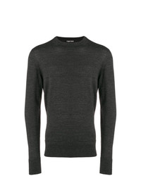 Мужской темно-серый свитер с круглым вырезом от Tom Ford