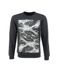 Мужской темно-серый свитер с круглым вырезом от Top Secret