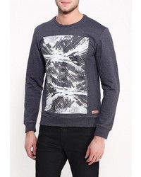 Мужской темно-серый свитер с круглым вырезом от Top Secret