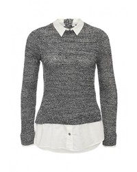 Женский темно-серый свитер с круглым вырезом от Topshop